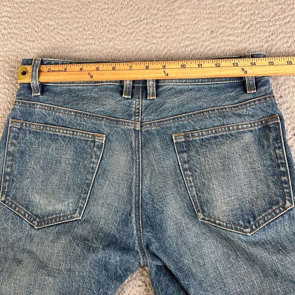 Todd Shelton Selvedge Jeans Mens 29 x 28  Blue Denim YKK Zipper Tapered Made USA - Picture 12 of 16